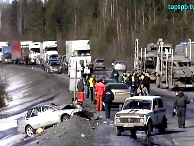 18 марта на трассе «Скандинавия» в ДТП погибли 5 человек