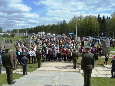 9 мая у мемориала «Партизанская слава» прошли праздничные мероприятия