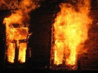 Пожар, вследствие которого сгорели два частных дома