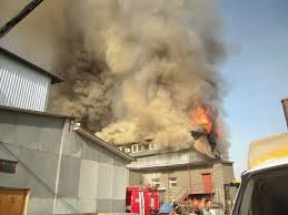 Локализован пожар в Мурино